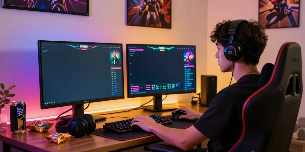 Gaming enthusiast navigating DU88.com for online betting experiences.